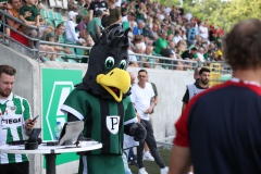 3. Spieltag: Preußen Münster - 1. FC Kaiserslautern 0:1. Maskottchen Fiffi.