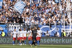 Marc Lorenz (Münster), Hamburg jubelt
Hamburger SV - Preußen Münster 31.08.2024
Foto: S. Sanders