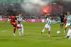 DFB-Pokal: Preußen Münster - VfB Stuttgart 0:5. Hier fällt das 1:0.