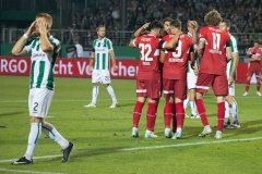 DFB-Pokal: Preußen Münster - VfB Stuttgart 0:5. 