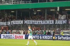 DFB-Pokal: Preußen Münster - VfB Stuttgart 0:5. Die Stuttgarter erinnerten an ihren Ex-Trainer Christoph Daum.