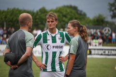 30. Juni 2024: Testspiel gegen den 1. FC Gievenbeck. Warum so ernst, Lukas Frenkert?