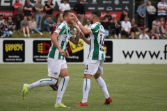 30. Juni 2024: Testspiel gegen den 1. FC Gievenbeck. Joel Grodowski freut sich über sein 3:0.