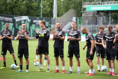 Trainingsauftakt bei Preußen Münster. 