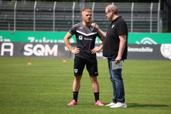 Trainingsauftakt bei Preußen Münster. Mikkel Kirkeskov.