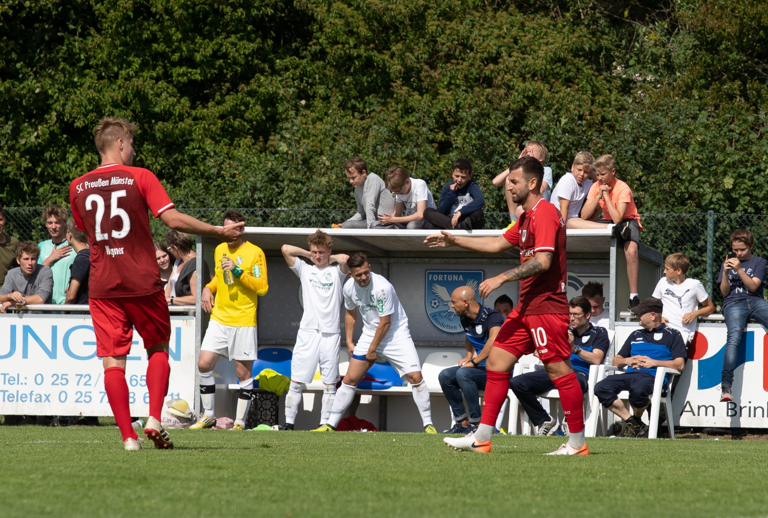 Preußen Münster gewinnt erstes Spiel mit 3:1.