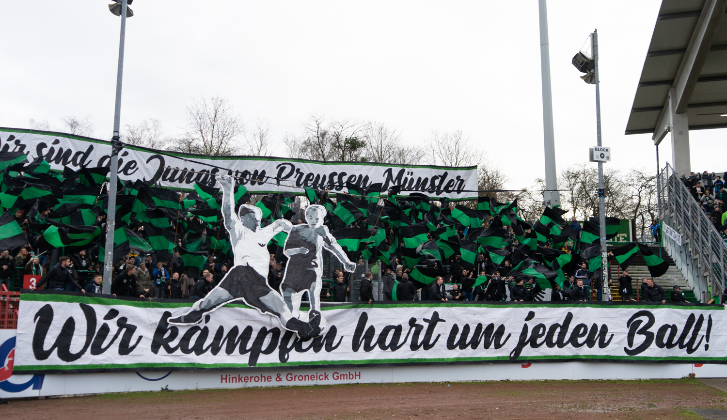 Fanblock Abgetrennt Preussen Munster Macht Aufbruchstimmung Kaputt 100prozentmeinscp